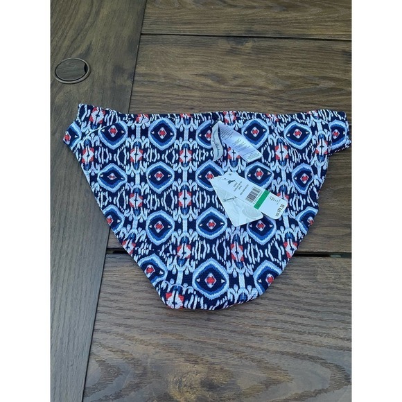 Tommy Bahama women’s Island Cays Ikat Reversible Hipster Bikini Bottoms Large - Picture 5 of 9